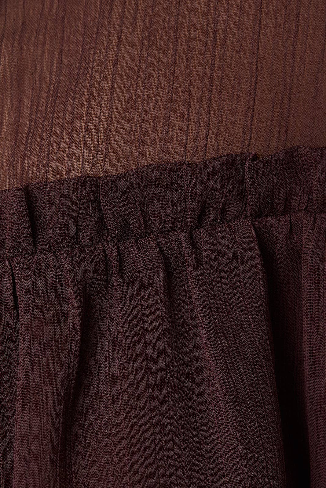Brown Sheer Blouse