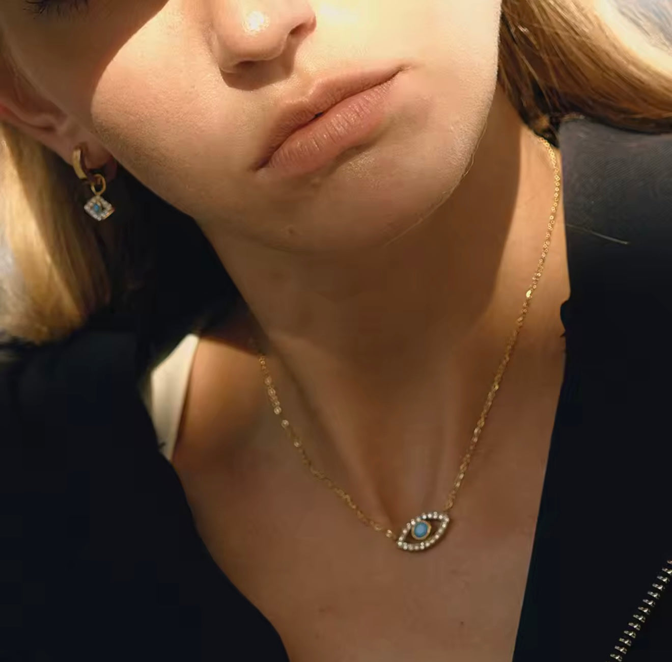 18K Turquoise Eye
