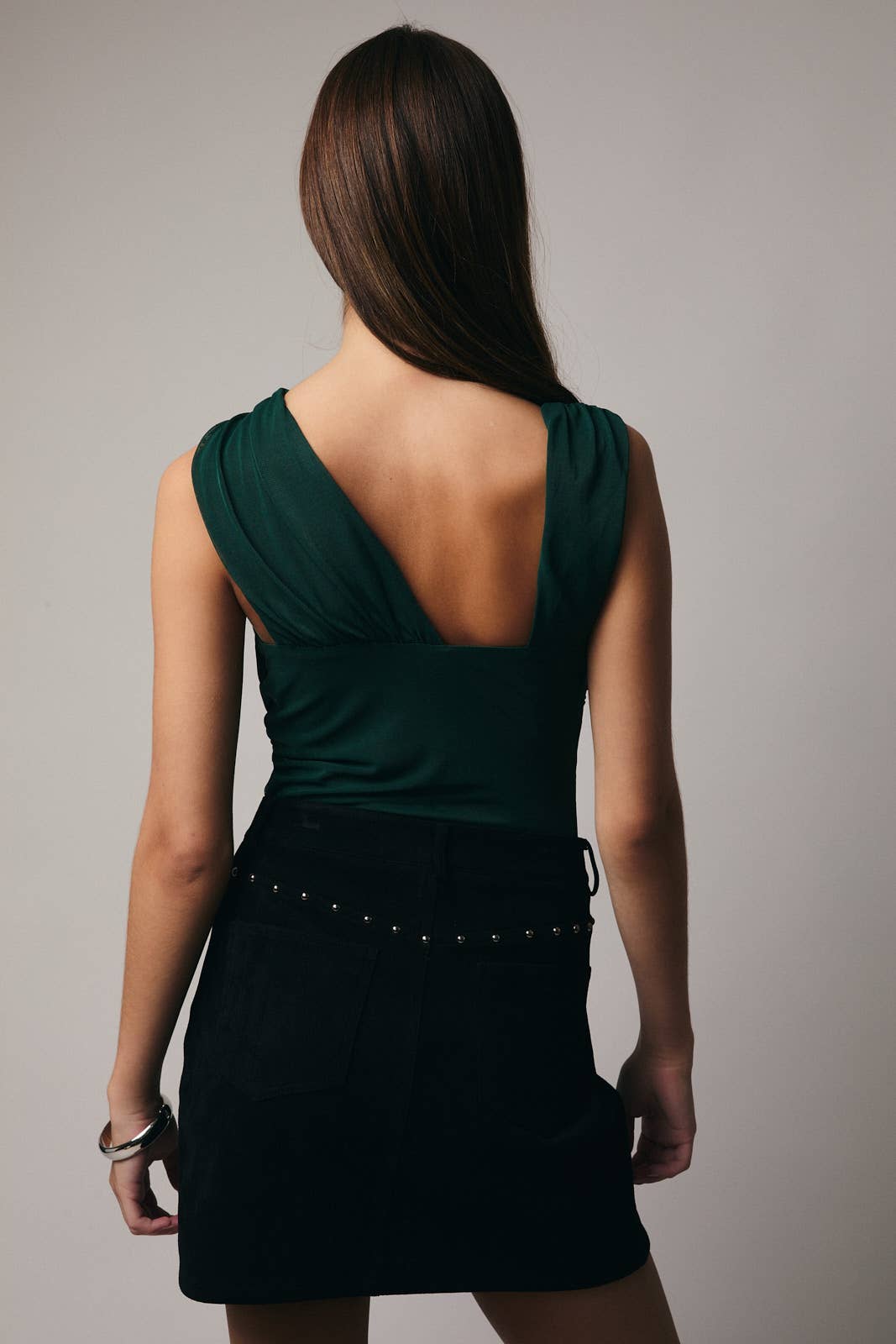 BODYSUIT: HUNTER GREEN