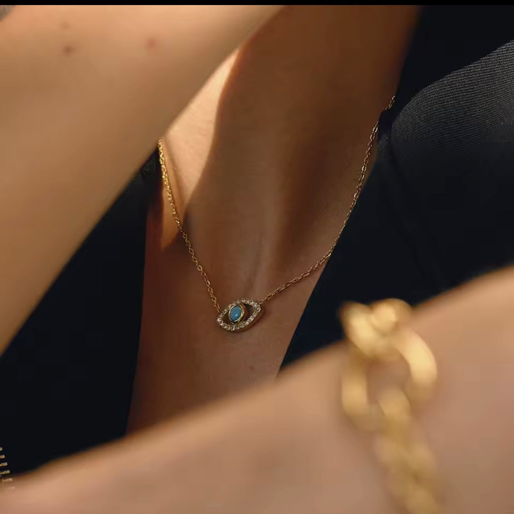 18K Turquoise Eye
